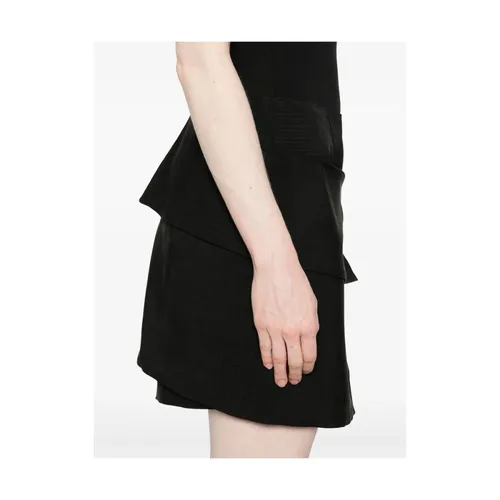 Black Wrap Skirt with Side Tie - Birgitte Herskind - Modalova