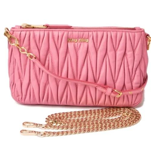Pre-owned Leather shoulder-bags - Miu Miu Pre-owned - Modalova