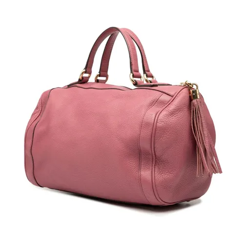 Pre-owned Leather Top Handle Bag - Gucci Vintage - Modalova