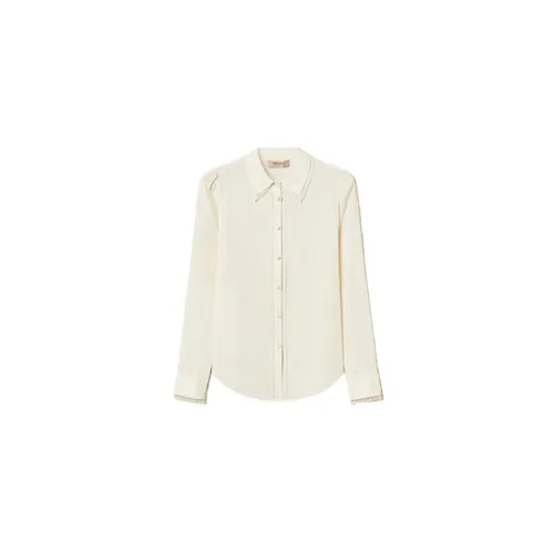 Crêpe de Chine Silk Blend Shirt - Twinset - Modalova