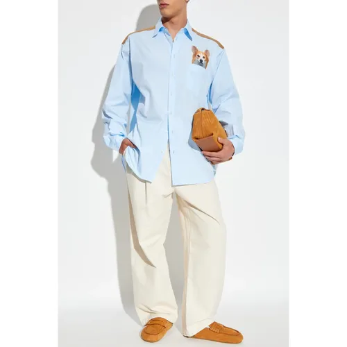Shirt with print - Moschino - Modalova