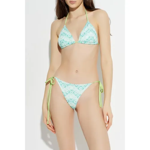 Wavy Monogram Bikini Top - Casablanca - Modalova