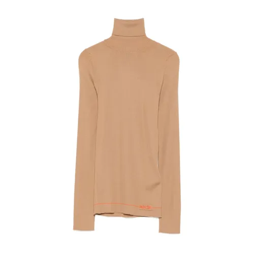 Ribbed turtleneck top - Moncler - Modalova