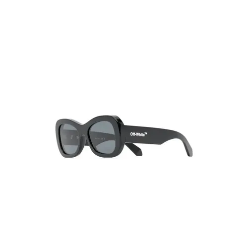 Pablo Logo Sunglasses - Off White - Modalova