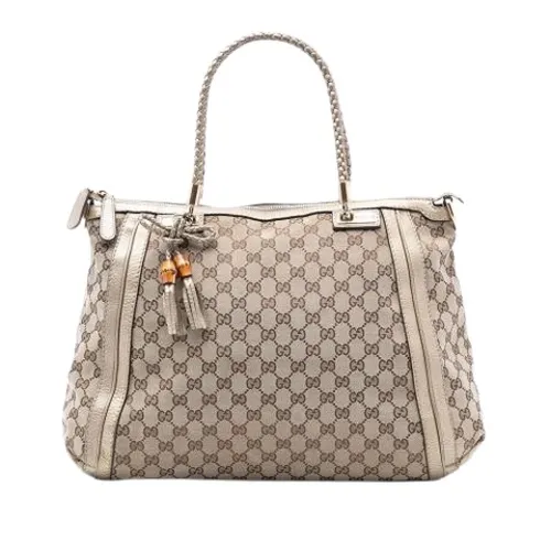 Pre-owned Vintage Canvas Tote - Gucci Vintage - Modalova