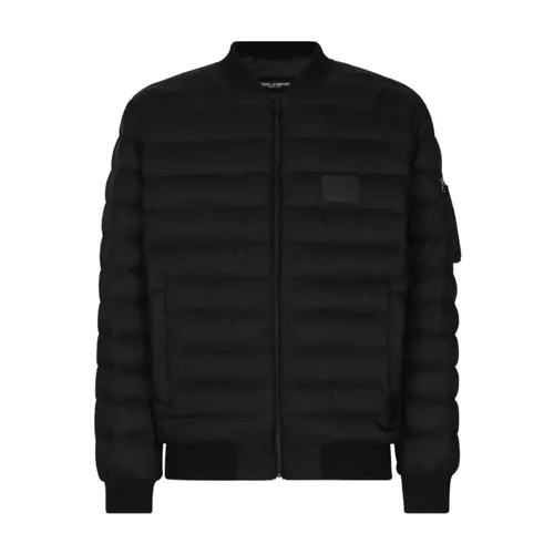 Jacket With Logo - Dolce & Gabbana - Modalova