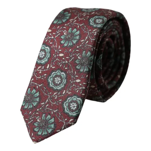 Floral Adjustable Tie - Dolce & Gabbana - Modalova