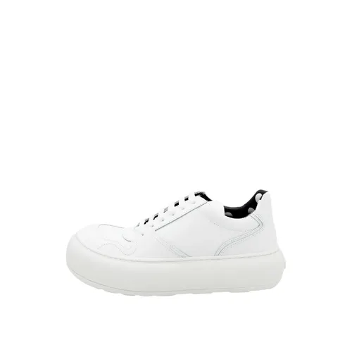 White Low Top Sneakers - Moschino - Modalova