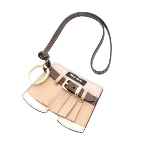 Pre-owned Leather Key-holder - Miu Miu Pre-owned - Modalova