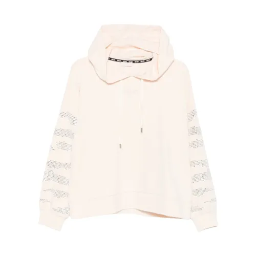 Sudadera con Capucha y Apliques - Liu Jo - Modalova