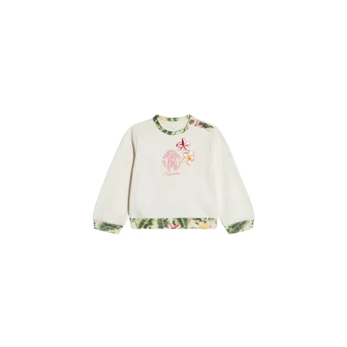 Floral Monogram Sweatshirt - Roberto Cavalli - Modalova