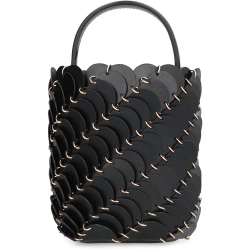 Mini Bucket Bag with Interlocking Closure - Rabanne - Modalova