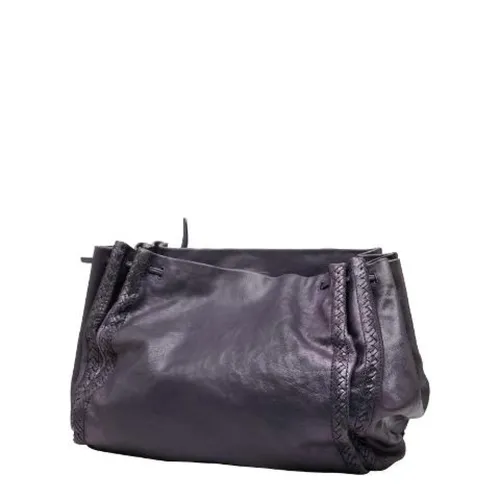 Pre-owned Leather Shoulder Bag - Bottega Veneta Vintage - Modalova