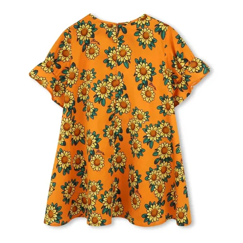 Floral Cotton Dress - Kenzo - Modalova