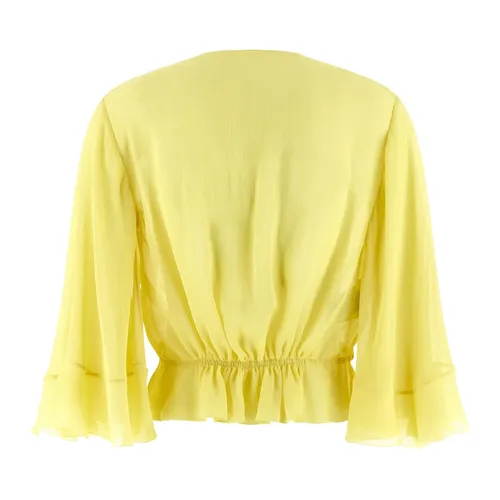 Blusa in seta - Alberta Ferretti - Modalova