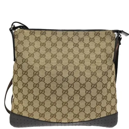 Pre-owned Vintage Canvas Cross Body Bag - Gucci Vintage - Modalova