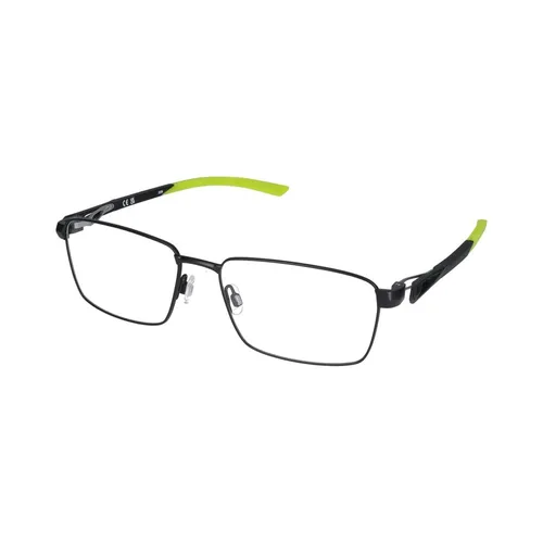Stylish Eyeglasses in Satin Black/Volt - Nike - Modalova