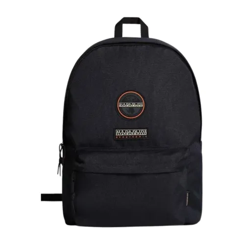 Blue Polyester Backpack with Zip Closure - Napapijri - Modalova