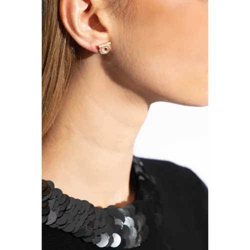 Earrings with logo - Ferragamo - Modalova