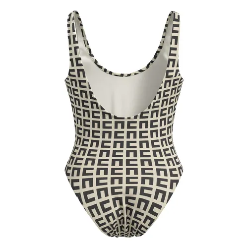 Geometric Iconic Swimsuit White - Elisabetta Franchi - Modalova