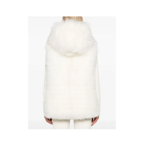 Reversible Shearling Down Vest - Yves Salomon - Modalova