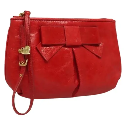 Clutch de cuero Pre-owned - Miu Miu Pre-owned - Modalova