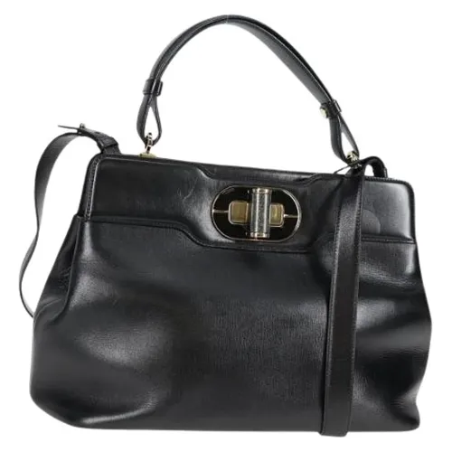 Pre-owned Cuero bolsos-de-mano - Bvlgari Vintage - Modalova