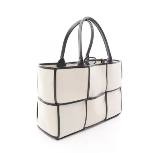 Pre-owned Canvas Tote Bag - Bottega Veneta Vintage - Modalova