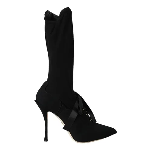 Gorgeous Mid Calf Boots - Dolce & Gabbana - Modalova