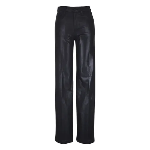 Black Straight Leg Jeans with Pockets - L'Agence - Modalova