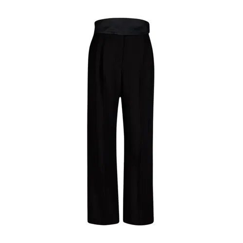 Black Wool Tuxedo Trousers - Stella McCartney - Modalova