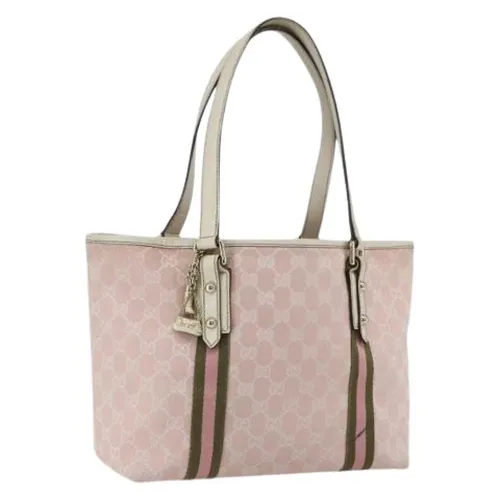 Pre-owned Canvas Tote Bag - Gucci Vintage - Modalova