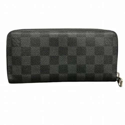 Pre-owned Zippy Wallet Vertical Damier Graphite Wallet - Louis Vuitton Vintage - Modalova
