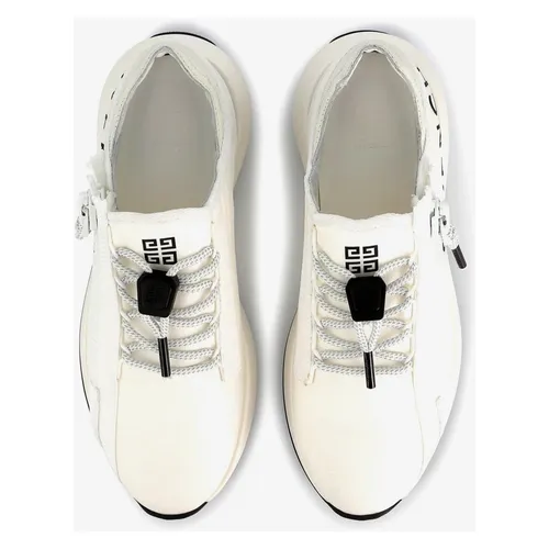 White Zip Trainers with 4G Print - Givenchy - Modalova