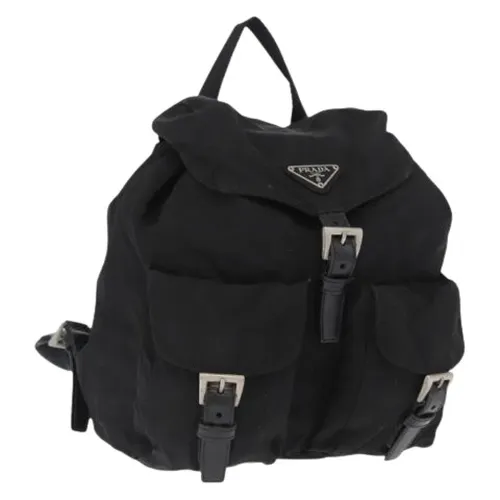 Pre-owned Leather Backpack - Prada Vintage - Modalova