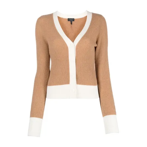 Cashmere Vee Cardigan in Beige - Rag & Bone - Modalova