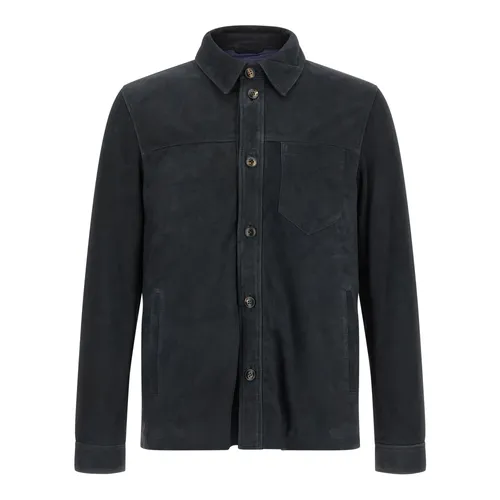 Suede Overshirt - Pal Zileri - Modalova