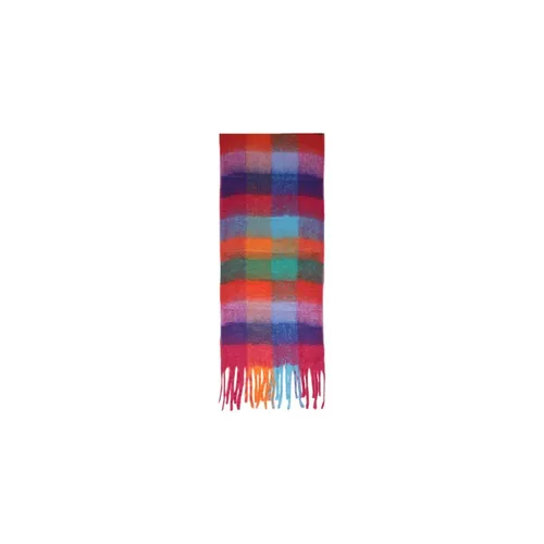 Orange Plaid Scarf for Fall/Winter - Pieces - Modalova