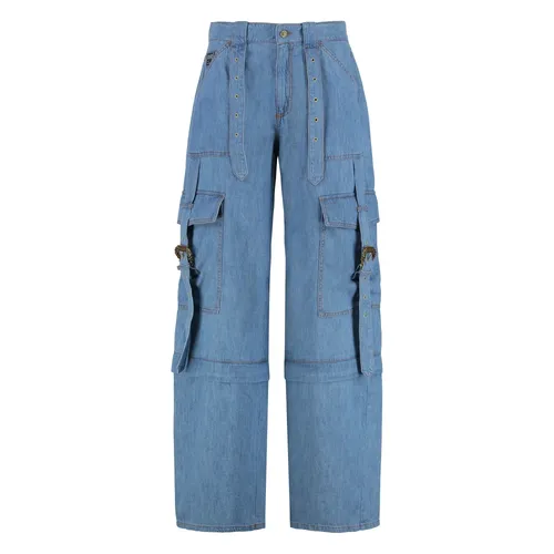 Cotton Cargo Trousers - Versace Jeans Couture - Modalova