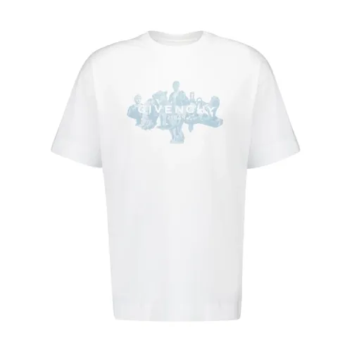 Camiseta Blanca con Estampado de Objetos - Givenchy - Modalova