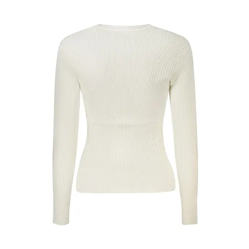 White Viscose Sweater with Logo - Guess - Modalova