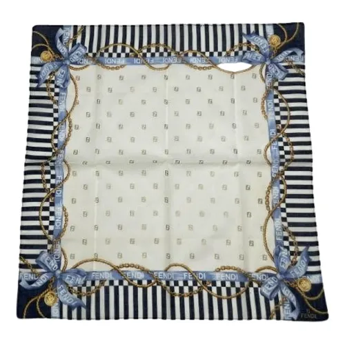 Sciarpa in Seta Pre-owned - Fendi Vintage - Modalova