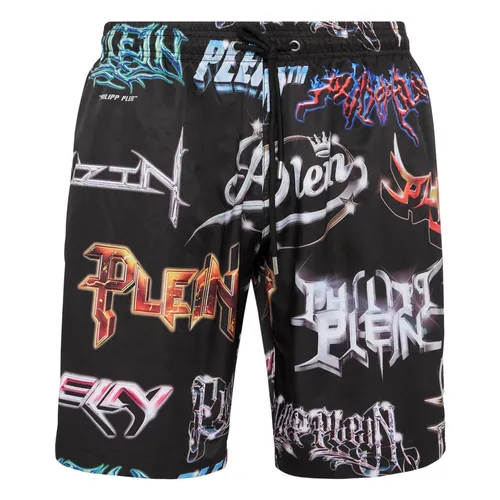 Long Swim-Trunks Logos - Philipp Plein - Modalova