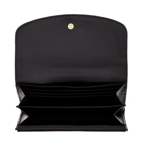 Leather Wallet with Button Closure - The Bridge - Modalova