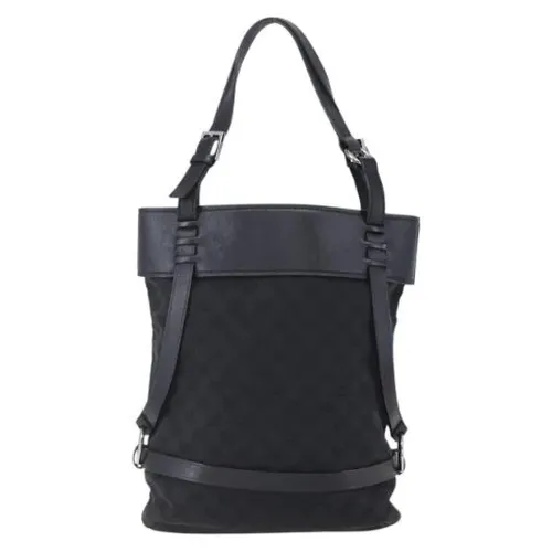 Pre-owned Canvas Backpack - Gucci Vintage - Modalova