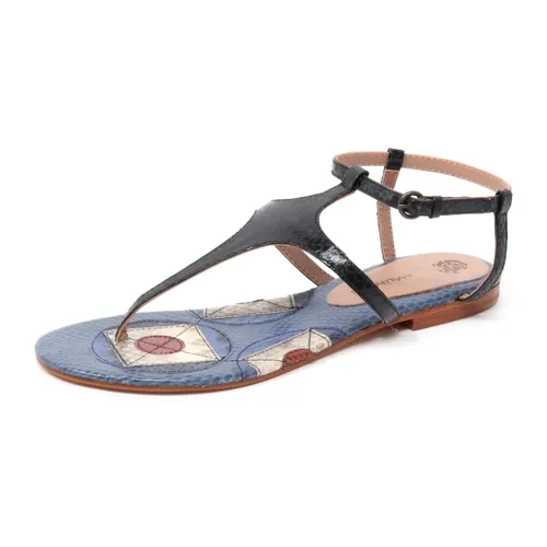 Geometric Whips Sandal with Python Print - Maliparmi - Modalova