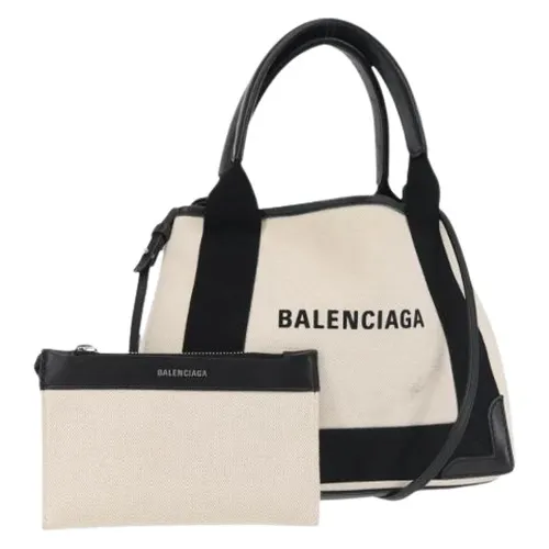 Pre-owned Canvas Tote Bag - Balenciaga Vintage - Modalova