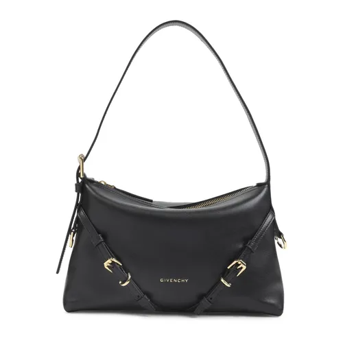 Black Leather Handbag Stylish Accessory - Givenchy - Modalova