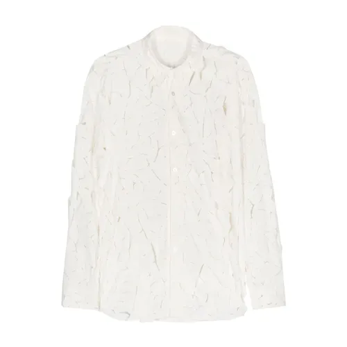 White Shirt with Cut-Out Detailing - Post Archive Faction - Modalova