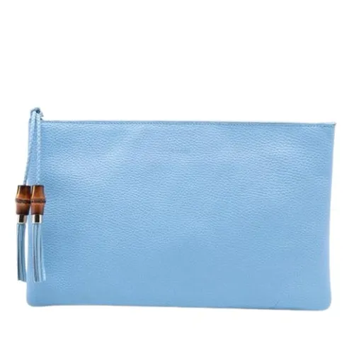 Pre-owned Leather Clutch - Gucci Vintage - Modalova